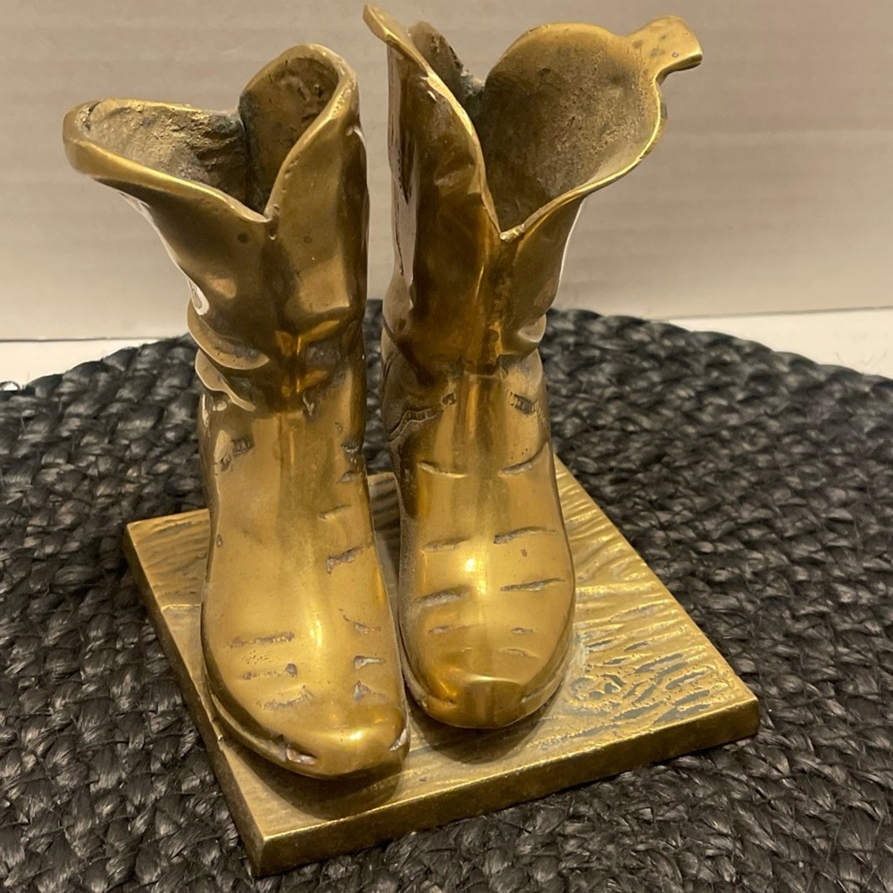 Solid brass Castilian Cowboy Boot 4.5”